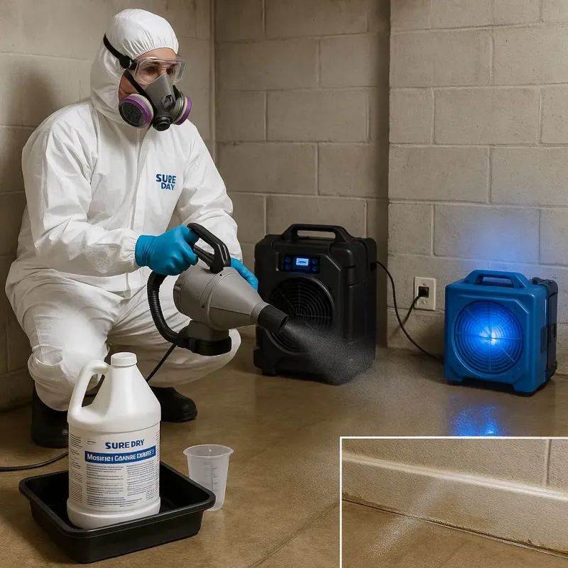 Sanitization and Odor Removal process in Sam Rayburn, TX
