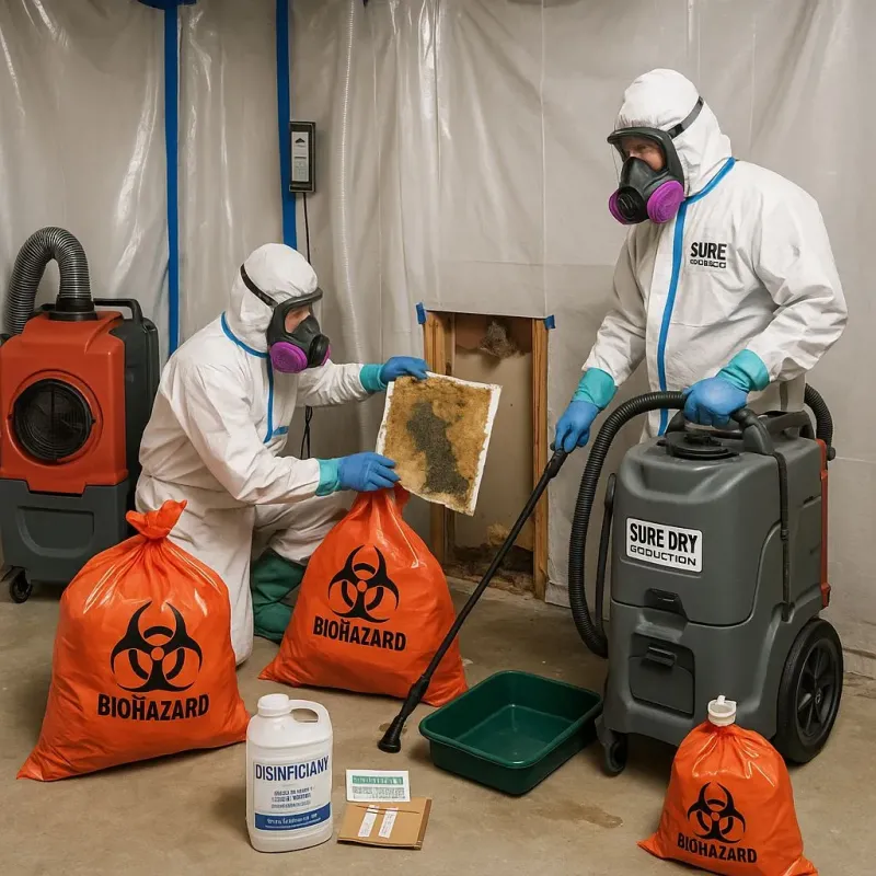 Contaminated Water Handling Protocols process in Sam Rayburn, TX