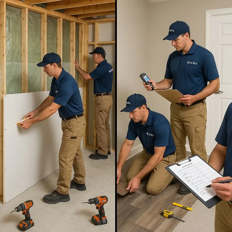 Repairs and Reconstruction process in Sam Rayburn, TX
