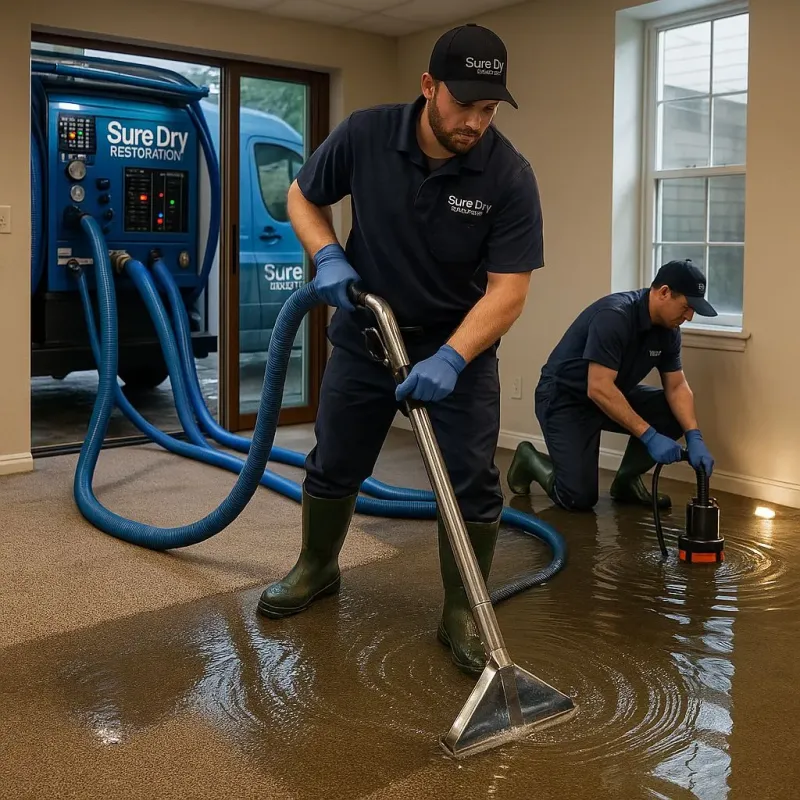 Water Extraction and Removal process in Sam Rayburn, TX